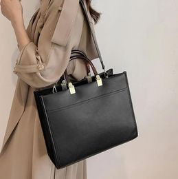 Luxuriöse Sunshine Totes-Handtaschen, hochwertige Damenhandtaschen, Designer-Taschen, Einkaufstaschen aus echtem Leder, Clutch-Schultertaschen mit hoher Kapazität, silberne Taschen