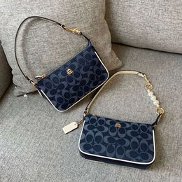 Factory Wholesale 2024 New Olai Womens Bag Tannin Xiangbule Jacquard Swinger Mahjong Handbag Armpit