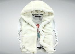 Furry Fur Vest Men 2020 New Couple Fashion Zipper Sleeveless Plus size Hooded Jacket For Men Gilet Homme DS509619340247