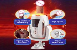 Sex Toys for Adult Automatic Sex Machine Telescopic Dildo Vibrators with Sucker Rotation Realistic Penis Masturbation Pumping Gun7243263