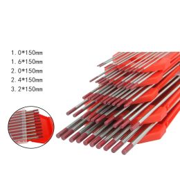 Zaagmachines 10pcs/lot Wt20 Tungsten Electrode Tungsten Tig Needle/rod for Tig Welding Hine / Spot Welding 150mm Red Tip Tig Rods