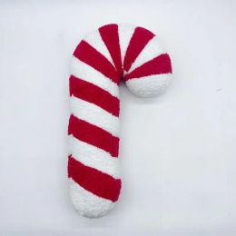 Dolls Christmas Candy Cane Stuffed Toy Soft Candy Cane Plushies Throw Pillow Doll Cute Sofa Cushion Christmas Decoration Navidad 2024