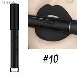 Lipstick 2021 Sexy Black 1 Pcs Lipstick Matte Waterproof Velvet Lip Stick 18 Colours Pigments Makeup Matte Lipsticks Beauty Lips for Club 240313