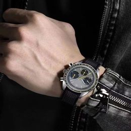 40MM men watch CHRONOGRAPH CHRONO all sub dials working WATERPROOF automatic 7750 movement 28800vph MENS sapphire wristwatch stopw244o