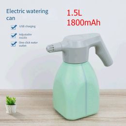 Sprayers 1/1.5L Automatic Plant Mister Spray Bottle 1800mAh USB Rechargeable Electric Plant Watering Sprayer for Car/Household Cleaning