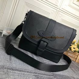 N45911 classic Luxury Designer SAUMUR Messenger Bag leather Sport Crossbody bag men storage cell phone high quality Fashion famous243p