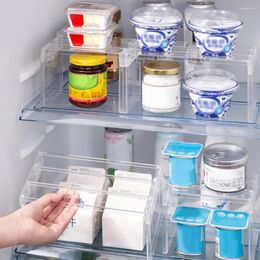 Kitchen Storage Durable Cabinet Shelf Transparent Counter Rack Anti-deformed Stable Multifunctional