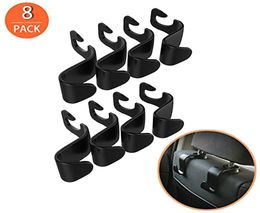 Powerful 4Pack 8Pack Car Vehicle Back Seat Headrest Hook Hanger Storage for Purse Groceries Bag Handbag for All Vehicles8876087