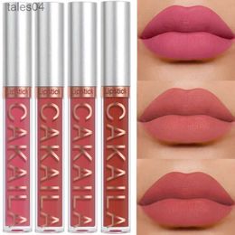 Lipstick Velvet Matte Lip Gloss 18 Colours Waterproof Lasting Nude Liquid Lipsticks Moisturising Non-stick Cup Lip Glaze Makeup Cosmetic 240313