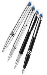 Promotion Fountain Rollerball Ballpoint Pen Blue Crystal Top Stationery Office Writing Smooth Luxury M Pens With Serial Number5792688