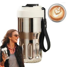 Water Bottles Insulated Coffee Mug 500ml Leakproof Portable High-Definition Display Bottle For Travelling Home Camping