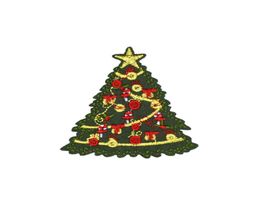 10 PCS Cute Embroidery Christmas Tree Patch Badge for Kids Iron on Transfer Embroidery Patch for Clothes Jacket Scarf Hats Sew Acc8204574