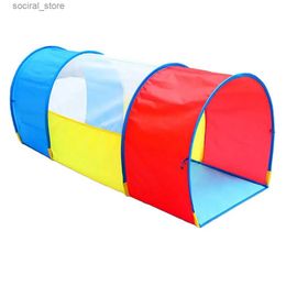 Toy Tents Multicolor Play Tunnel Kids Children -up Tent Crl Tube 130 x 48 x 55 cm L240313