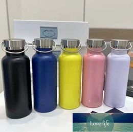 High-end Candy Colour Thermos Cup Harajuku Style Small Cute Creative Artistic Student Fresh Portable Portable Cup 500ml