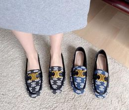 Women Embroidery 3888 Ballet Shoes Loafers Street Dance Wedding Party Sneaker Flats Metal Buckle Breathable Casual Non-Slip Travel Driving Shoes