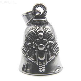 Pendant Necklaces Motorcycles Bell Pendant 316L Stainless Steel Biker Style Eagle Rider Necklace L24313