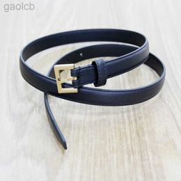 Belts 2.0cm genuine leather belt Italian cowhide paired pure buckle style denim belt box dust bag ldd240313