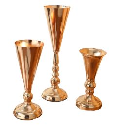 Vases Trumpet Vase Floral Centerpiece Riser Stand for Wedding Anniversary Birthday Decoration Flower Arrangement