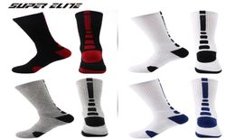 USA Professional Elite Basketball Socks Long Knee Athletic Sport Socks Men Fashion Compression Thermal Winter Socks Wholes7670592