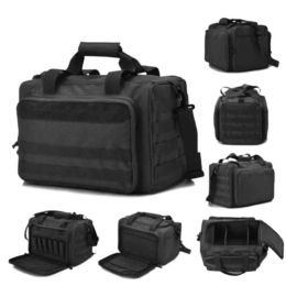 Bags Multifunctional Tactical Range Bag Molle System Waterproof Gun Shooting Pistol Case Pack Hunting Accessories Tools Sling Bag