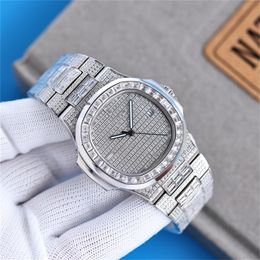 Babysbreath Big T-square diamond watch mens watches 904L Steel Relojes 40mm 324 automatic mechanical movement motre be luxe luxury watch wristwatches 02