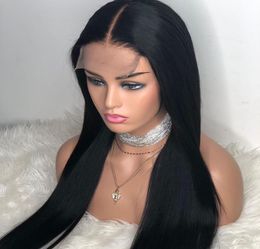 360 Lace Frontal Wig Straight 13X4 Lace Front Human Hair Wigs For Black Women Brazilian Hair Wigs Pre Plucked With Baby Hair2117426