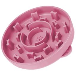 Feeding Slow Feeder Cat Dog Bowl With Suction Cups Pet Busy Bowl For Training Licking Dish Food IQ Treat Obesity Anxiety Relief