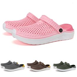 Women Solid for Men Slippers Color Hots Slip Resistant Black White Nude Breathable Mens Indoors Walking Shoes GAI A111 19476 S