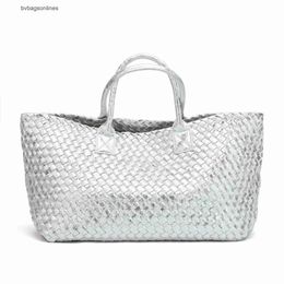 Original Bottegs Venetas Arco Tote Bag New fashion womens bag podka soft face one shoulder trend solid color wind open snake pattern Handbag M0NL