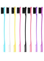 2021 Beauty Double Sided Edge Control Hair Comb Hair Styling tool Hair Brush toothbrush Style eyebrow brush ship4545150