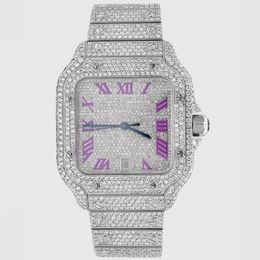 Diamond Watch Mens Designer Watches Automatic Mechanical 40MM Sapphire Wristwatch High-end Stainless Steel Belt Montre de Luxe
