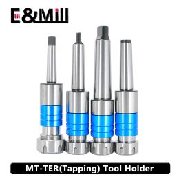 Gereedschapshouder MT2 MT3 MT4 Morse tool holder ER16 ER20 ER25 ER32 MTA MTB ER VER TER retractable tapping floating tool holder cnc lathe Milling