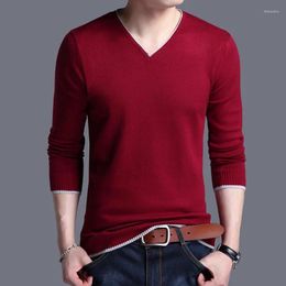 Men's Sweaters Knitted For Men Red Pullovers Man Clothes V Neck Striped Plus Size Japanese Retro Ugly Large Big Korean Fashion In