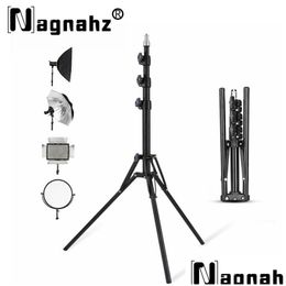 Cell Phone Stylus Pens Gloves Nagnahz 78 P Ographic Lighting Tripod Aluminium Alloy Foldable Portable Light Stand Ography Camera Fl Dhh5B