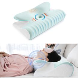 Memory Foam Pillow Sleeping Bed Orthopaedic Slow Rebound Butterfly Shaped Pillow for Neck Pain Soft Relax Cervical Neck Stretcher 240306