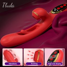 Tapping Flapping Vibrator for Women Clitoris Clit Sucker Stimulator Powerful Sex Toy Woman Female Rabbit Sucking Vibrators 240227