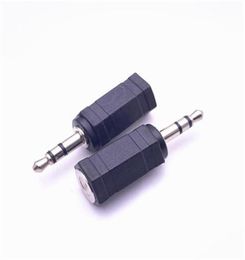 35mm Male to 25mm Female Connectors Stereo Audio MIC Plug Adapter Mini Jack Converter Adapters270N466i24072243911