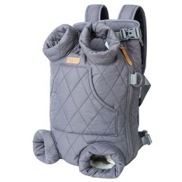 Dog Car Seat Covers Winter Pet Backpack Thicken Warm Cat Hands Portable Travel Carrier For Small Dogs Windproof Safety Bag226p