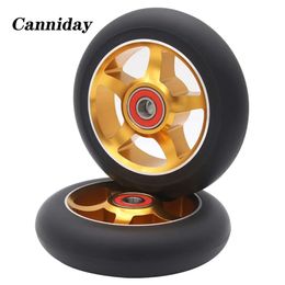 2PCS 100 mm Pro Stunt Scooter Wheels with ABEC 9 Bearings 88A Roller Ski Wheels 240227