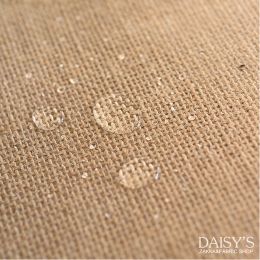 Fabric 50cm x140cm Thick Natural Pure Yellow Linen Coated Cloth jute Fabric Waterproof Stiff Slightly odor dry it disappear decoration
