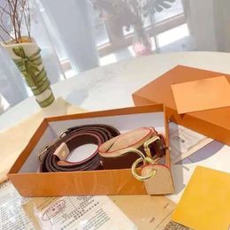 2022 Popularity style printing With metal Dog Collars Leashes Large size comes withs box Brown Handmade leather Designer Dogs Supp231J