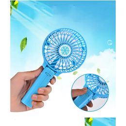 Arts And Crafts Rechargeable Usb Mini Portable Foldable Electric Desk Hand Held Pocket Fan Makes You Have Cool Summer Drop Delivery Ho Otxag