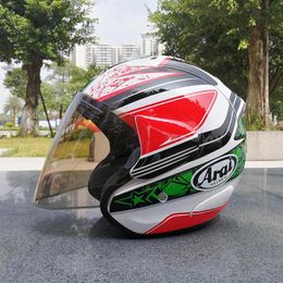 ARA I SZ-RAM 4 NICKY HAYDEN 3/4 Open Face Helmet Off Road Racing Motocross Motorcycle Helmet