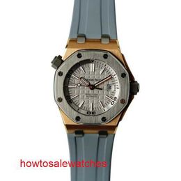 Highend Hot AP Wrist Watch Royal Oak Offshore 15711OI.OO.A006CA.01 Automatic Machinery 18k Rose Gold/Titanium Metal