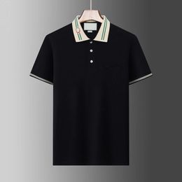 Herrendesigner Polos-Shirts für Man High Street Fashion Tiger Digital Druck Poloshirt Italien Brand Kleidung Freizeitpolo Tees M-3xl