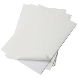 Waterproof A4 Blank Matte White Adhesive Vinyl Sticker Label Paper for Laser Printer 240229