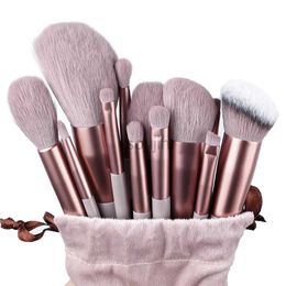 Makeup Brushes 13Pcs Soft Fluffy Makeup Brushes Set cosmetics Powder Eyeshadow Blending Makeup brush beauty tool ldd240313