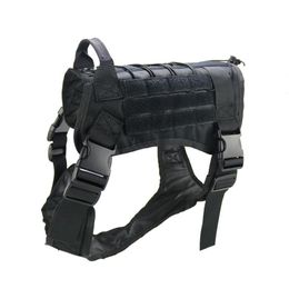 Dog Apparel Durable Waterproof Dog's Tactical Vest Breathable Portable Supplies Dog Pet Outdoor Large Dogs Suit2619