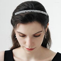 Hair Clips Efily Fashion Cubic Zirconia Headbands For Women Accessories Crown Wedding Bridal Jewellery Party Headpiece Gift