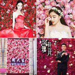 Artificial Flowers Row Arch DIY Birthday Party Home rose peony Wall Background Banquet Table Arrangement Decoration T220726249s